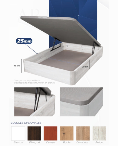 Canapé madera CARINA